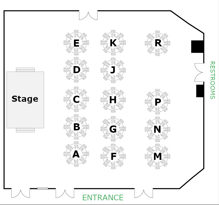 Jazz High Tea Floor plan