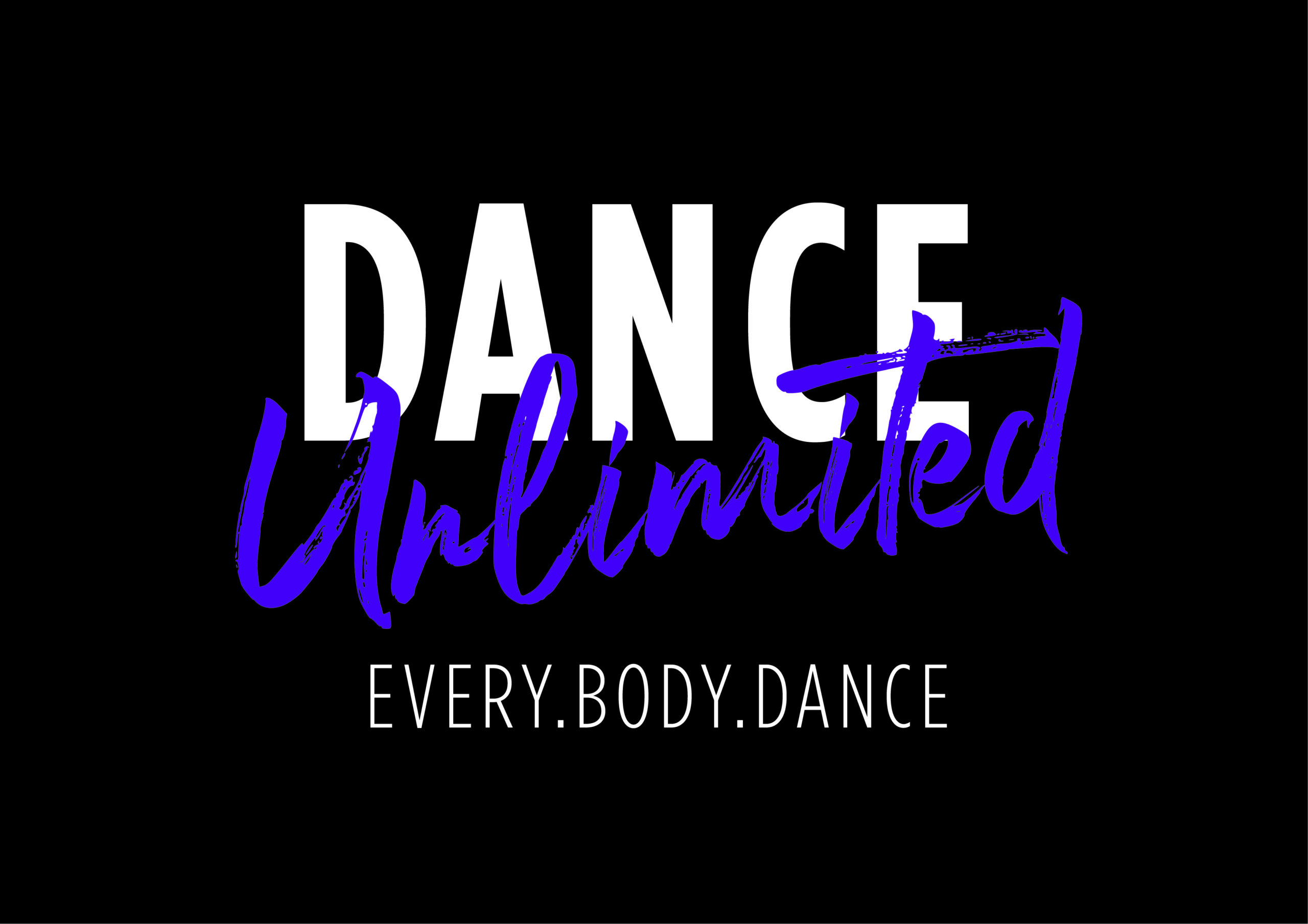 dance unlimited full black tagline