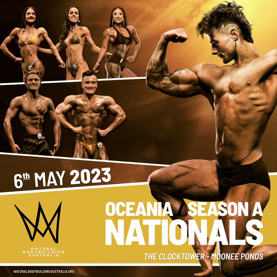 Natural Bodybuilding Australia Oceania Titles 2023 Clocktower Centre