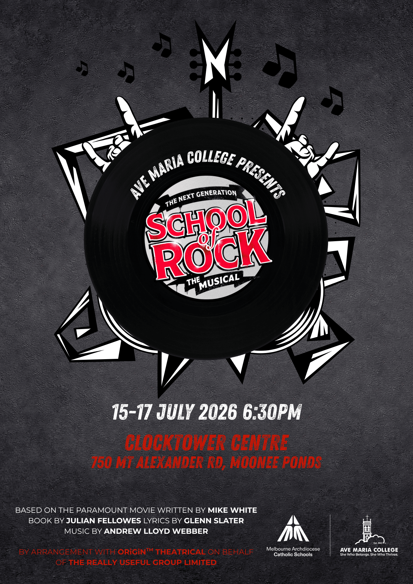 AMC School of Rock Hero Poster